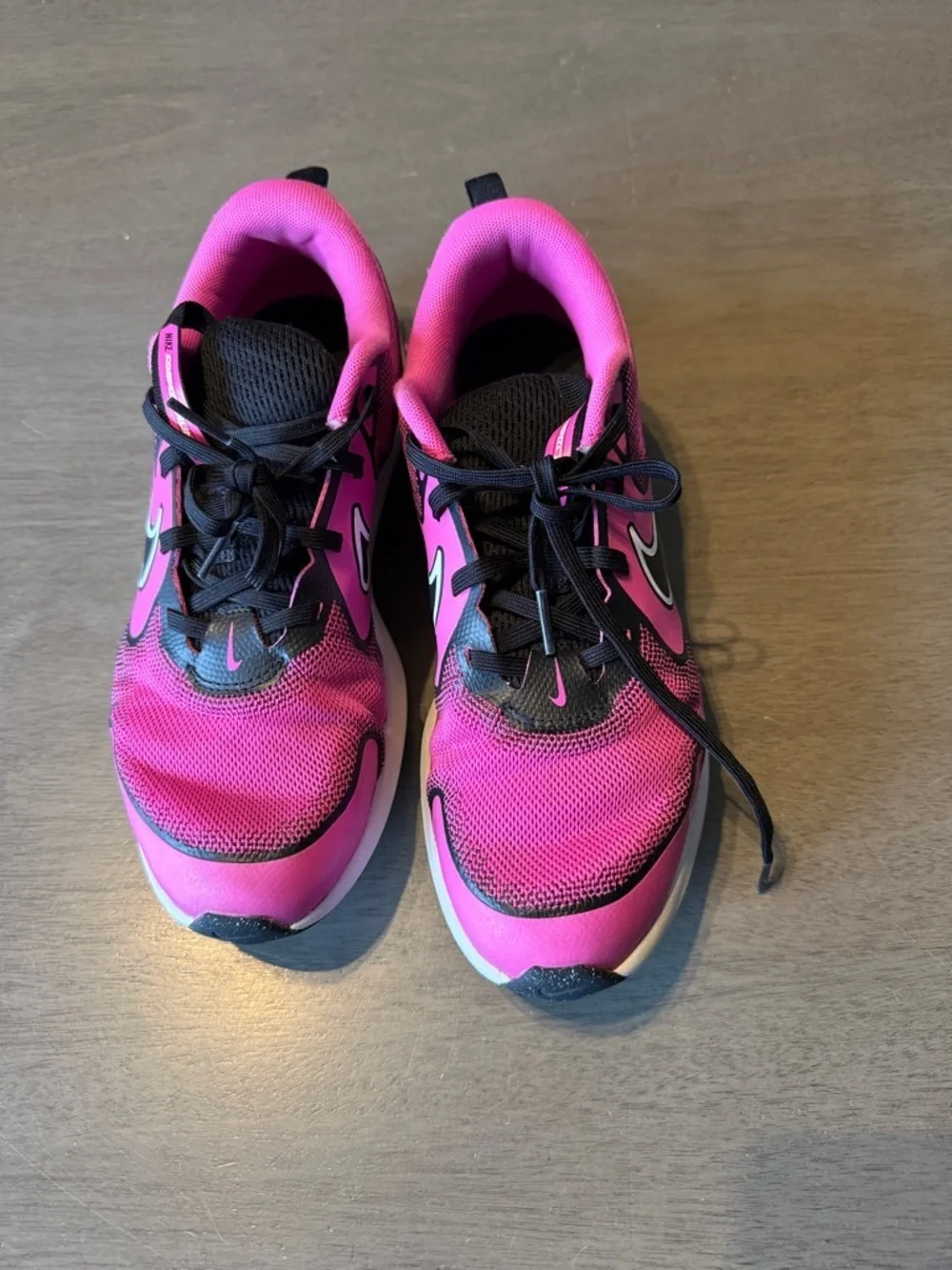 Nike Hot Pink and Black Athletic Sneakers